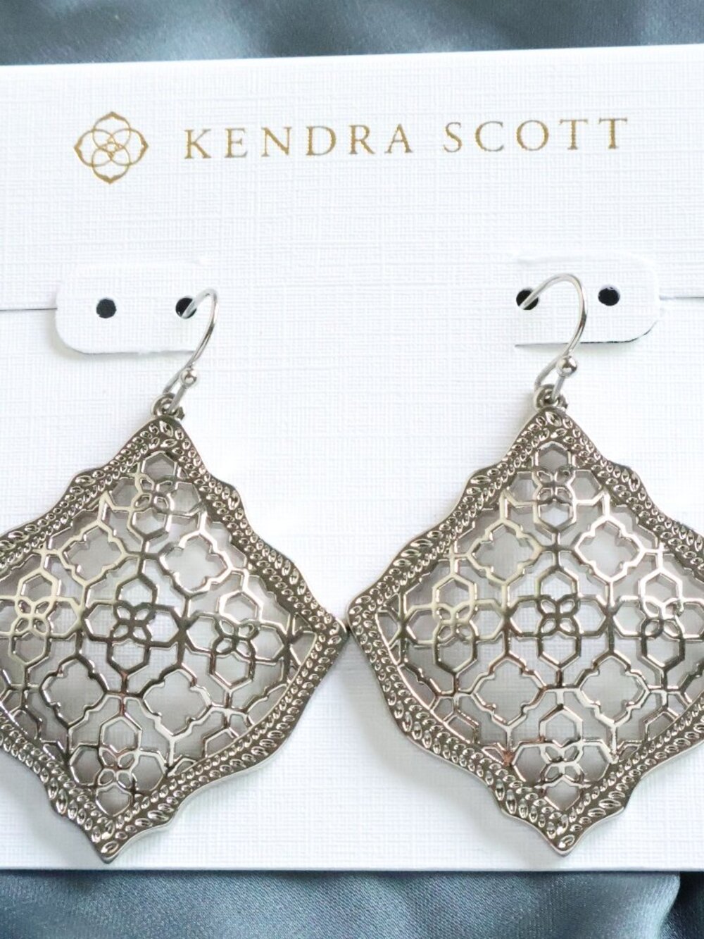Kendra Scott Kirsten Silver Earrings - Filigree